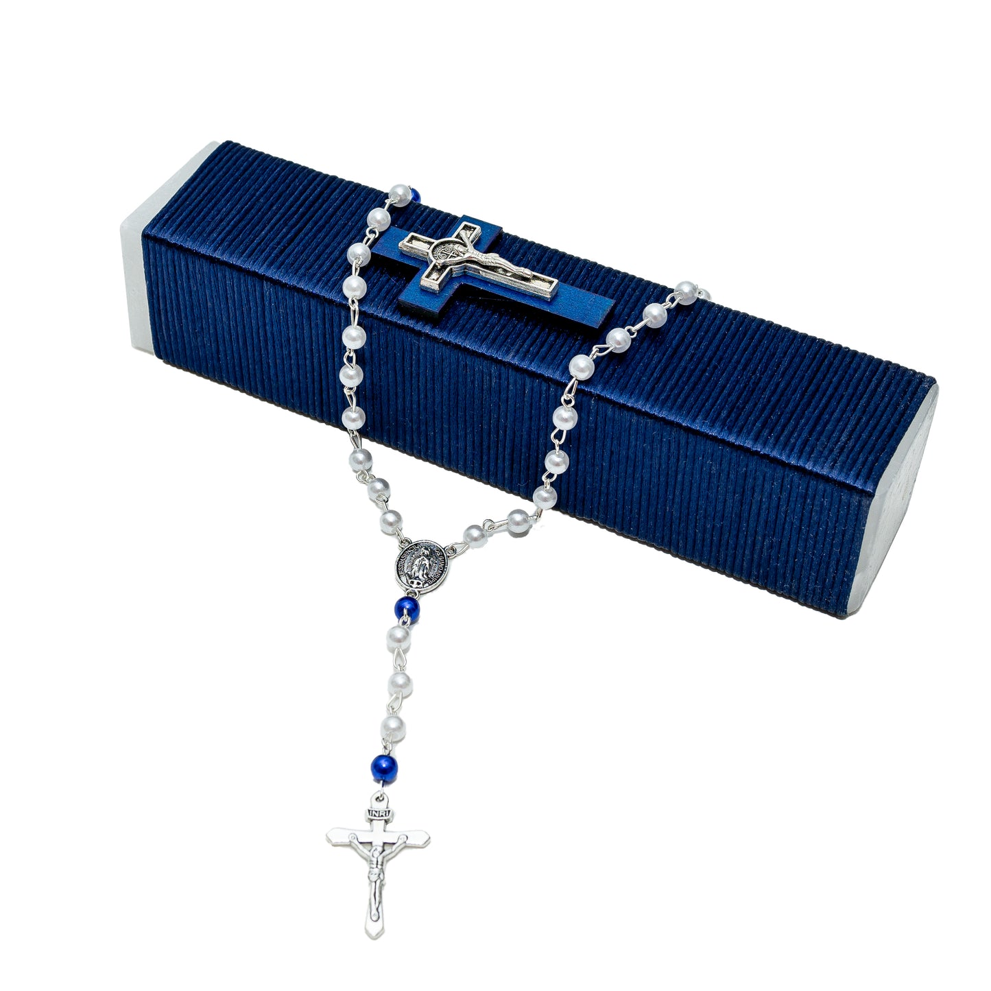 Kit De Comunión o Confirmación Para Niño, Chocolate, Gris, Marino. Biblia, Vela, Rosario