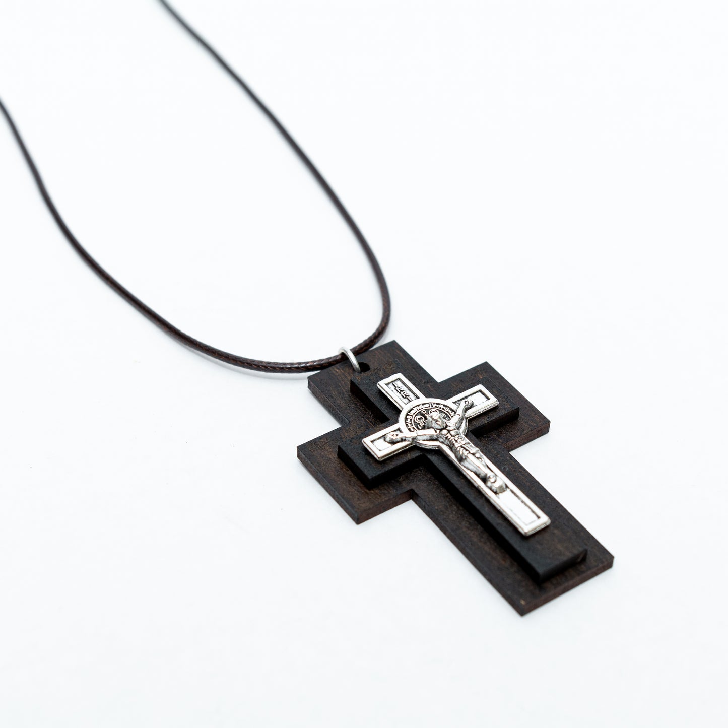 Collar Crucifijo Cristo Para Comunión O Confirmación 7.5cm