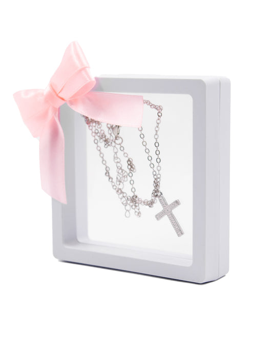 Collar con dije de cruz