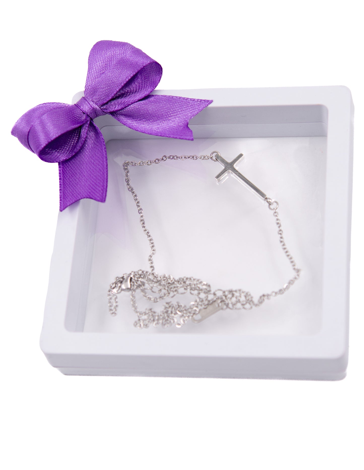 Collar con dije de cruz