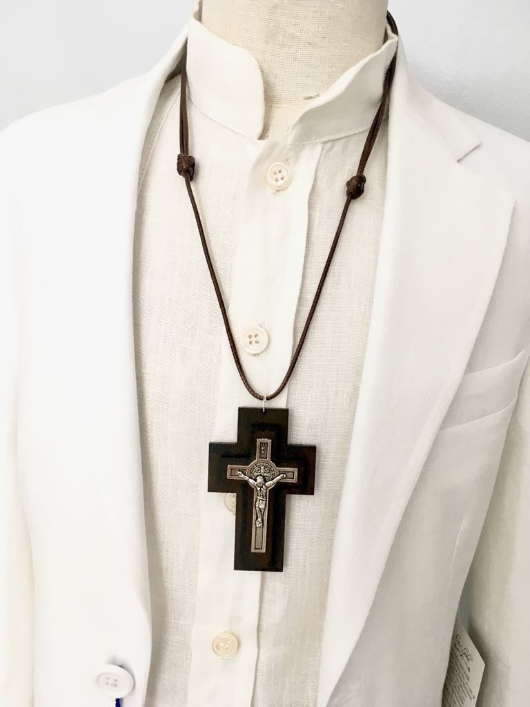 Collar Crucifijo Cristo Para Comunión O Confirmación 7.5cm