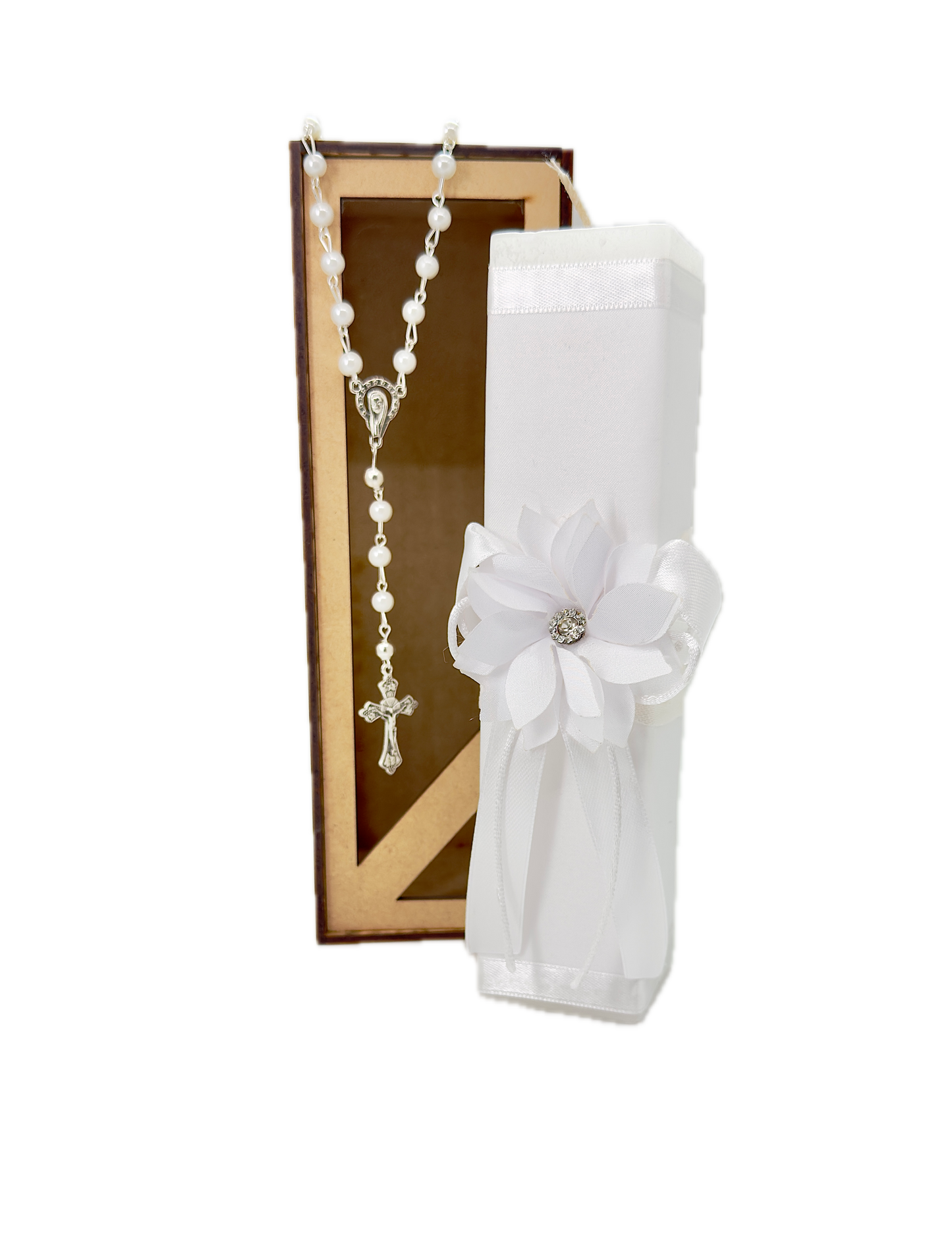 Vela Para Bautizo, Comunión, Confirmación, Boda Color Blanco