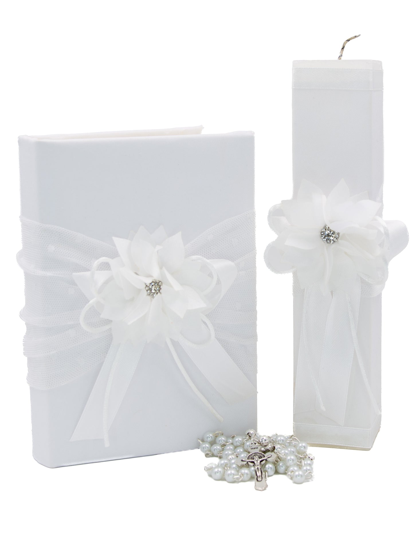 Kit De Comunión o Confirmación Para Niña Color Blanco
