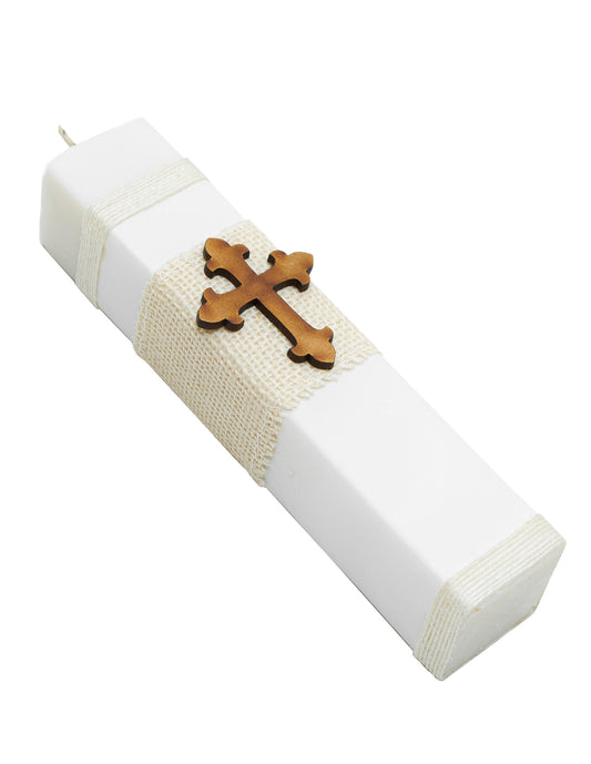 Vela Rosario Estuche Comunión Confirmación Boda Color Beige