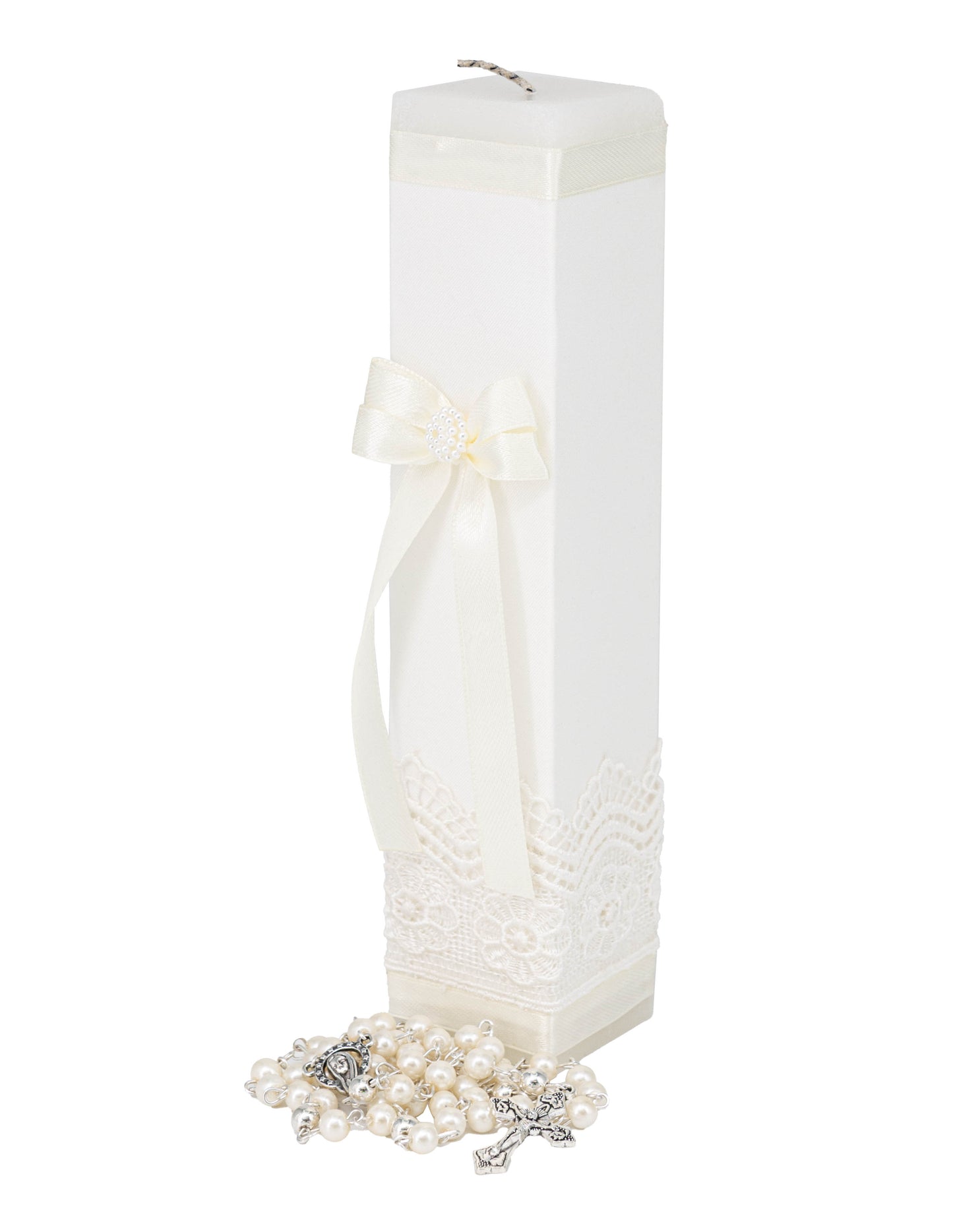 Kit De Boda, Comunión o Confirmación, Color Beige con Guipur