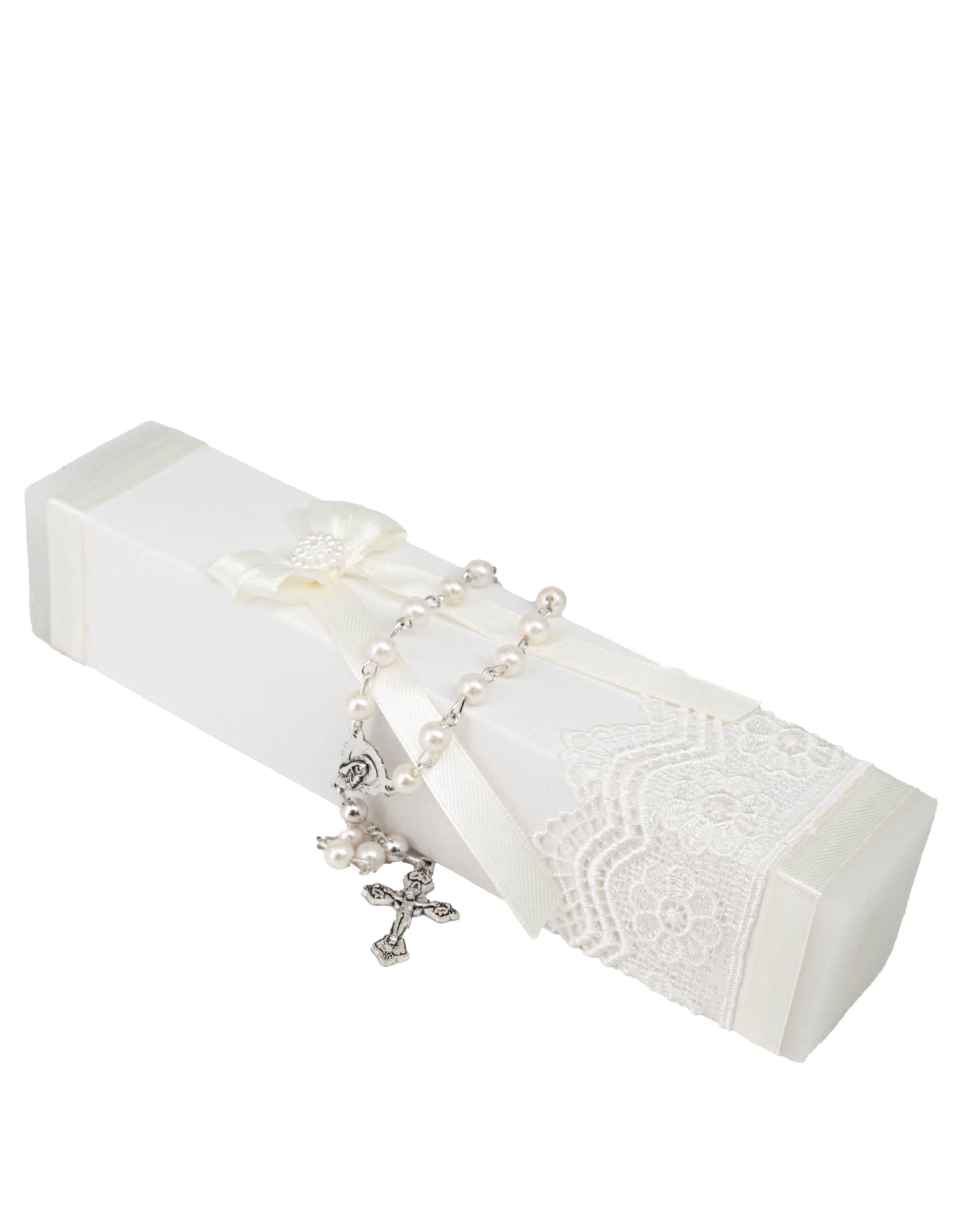 Kit De Boda, Comunión o Confirmación, Color Beige con Guipur