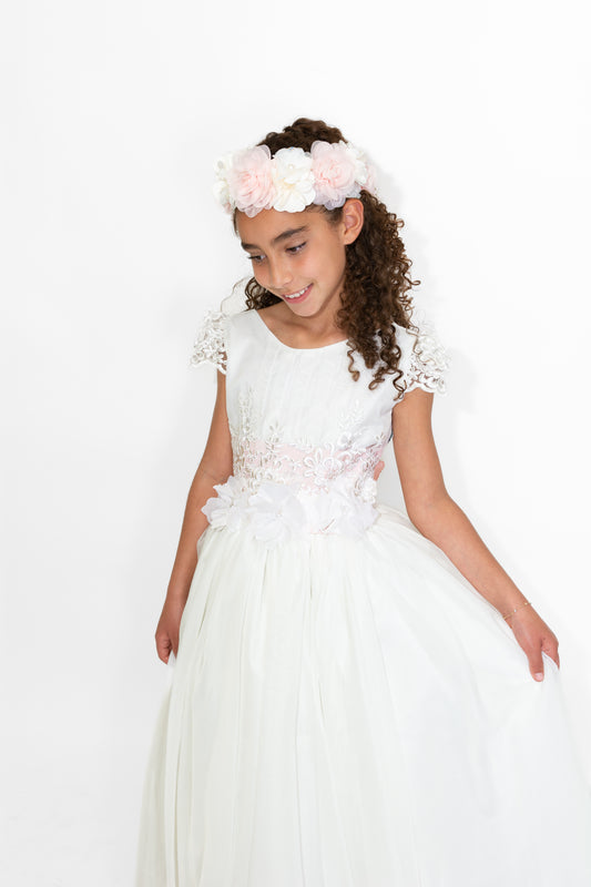 Vestido Primera Comunión. Mod. KAR-GEORGINA-PC