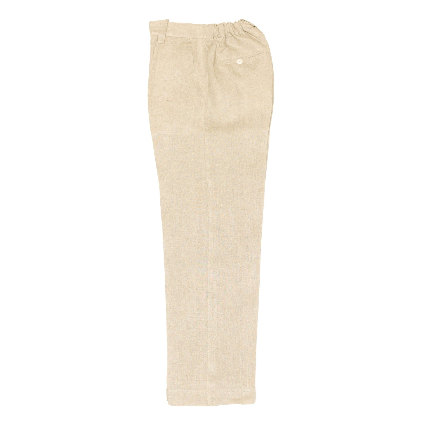 Pantalón de Lino con bolsillos sesgados