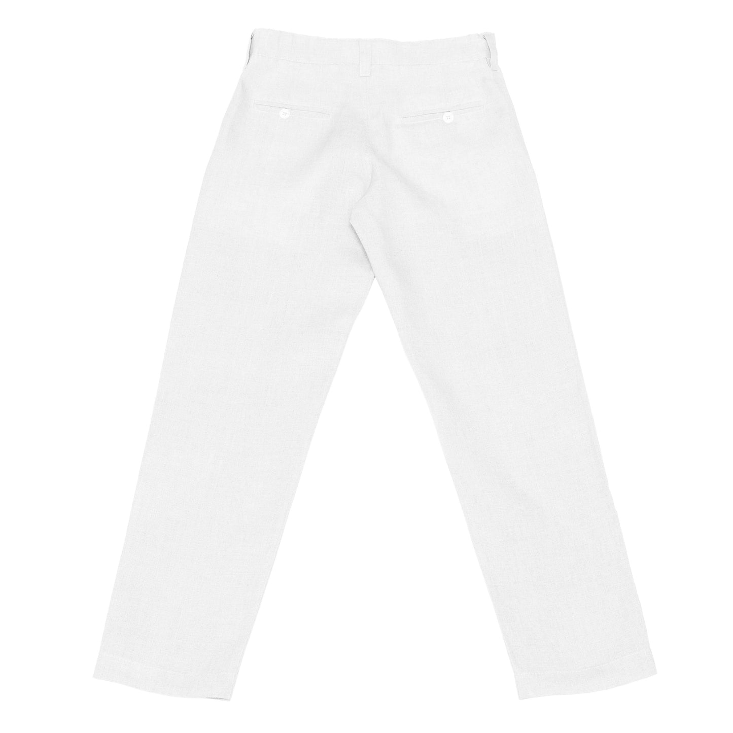 Pantalón de Lino con bolsillos sesgados