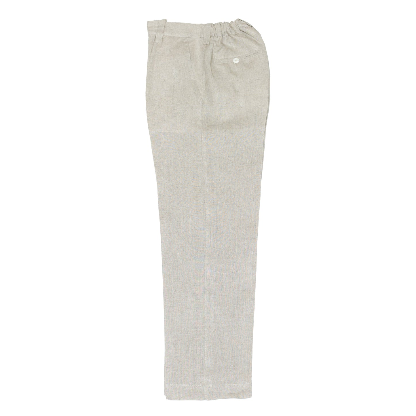 Pantalón de Lino con bolsillos sesgados