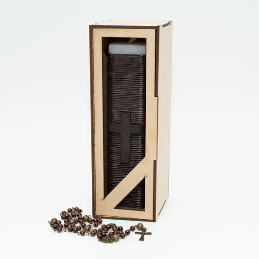 Vela color chocolate