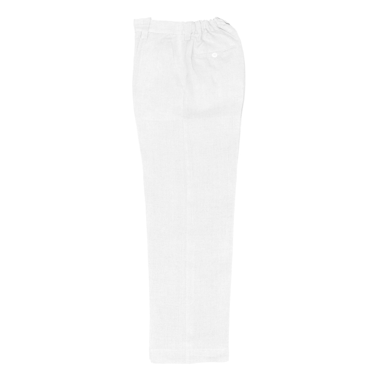 Pantalón de Lino con bolsillos sesgados