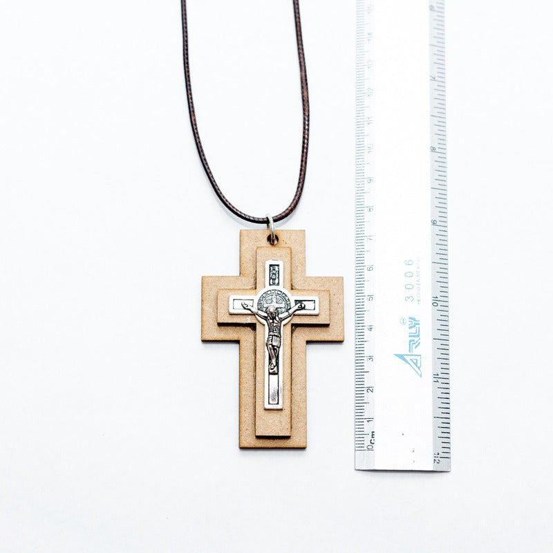 Collar Crucifijo Cristo Para Comunión O Confirmación 7.5cm