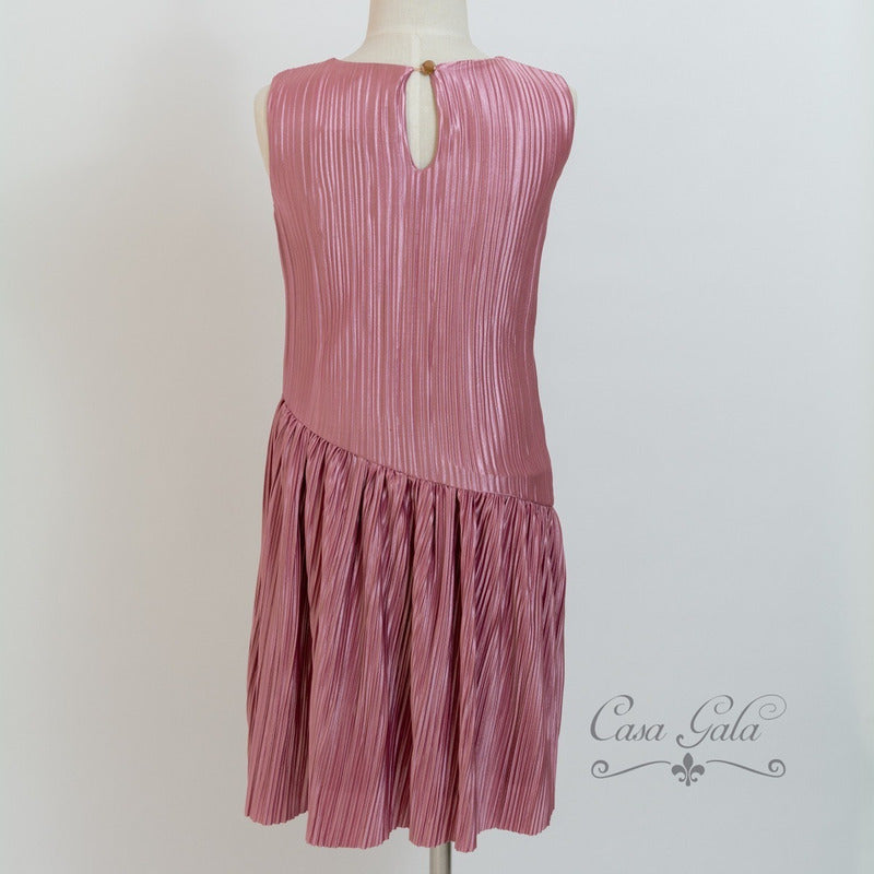 Vestido Formal Para Niña Batita Rosa