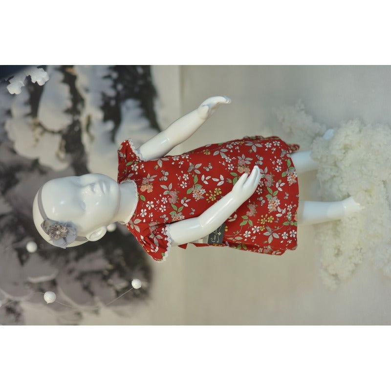 Vestido Casual Para Niña Bebe Diseño Mariposas Tipo Español