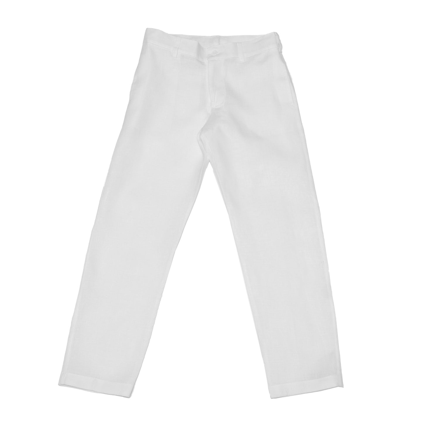 Pantalón de Lino con bolsillos sesgados