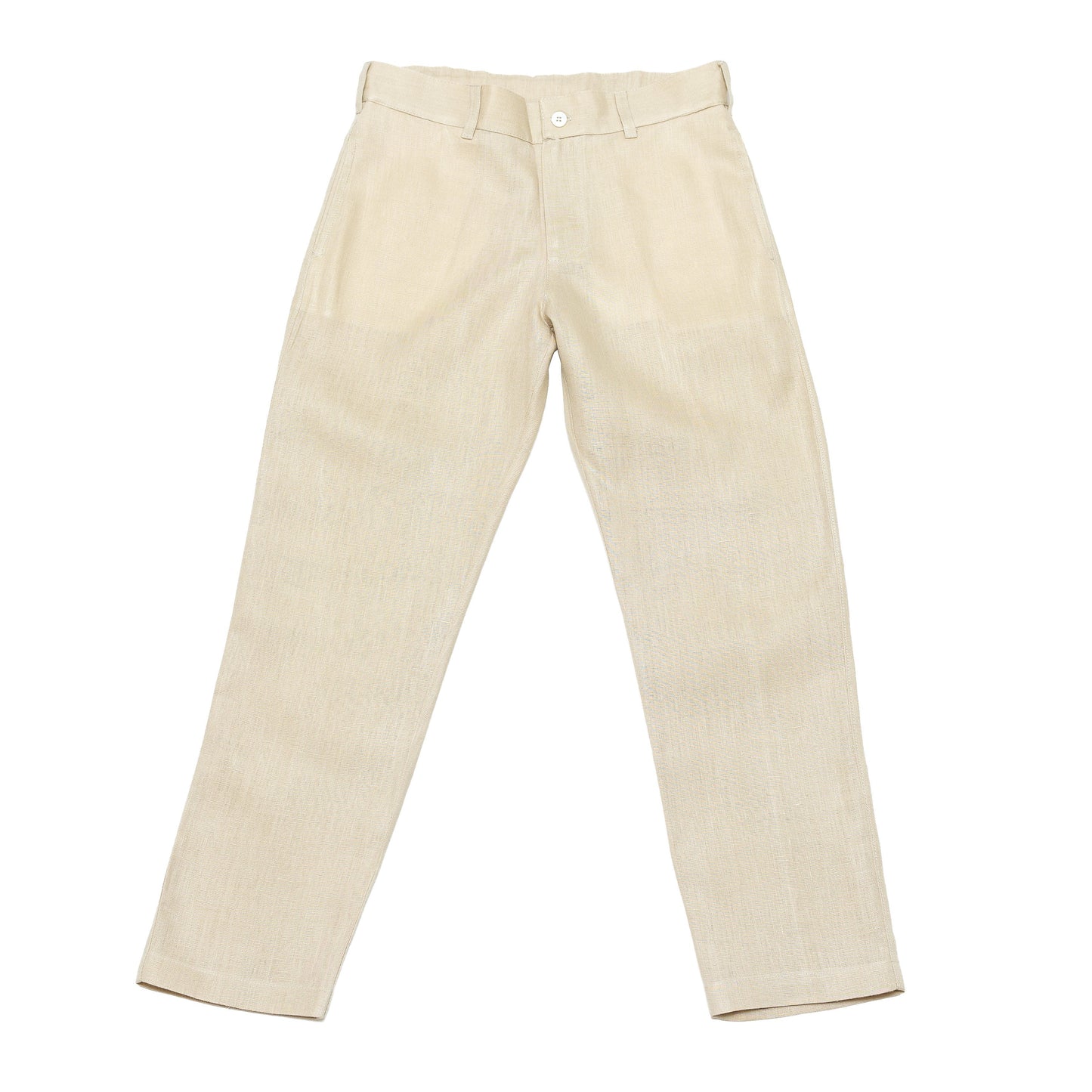 Pantalón de Lino con bolsillos sesgados