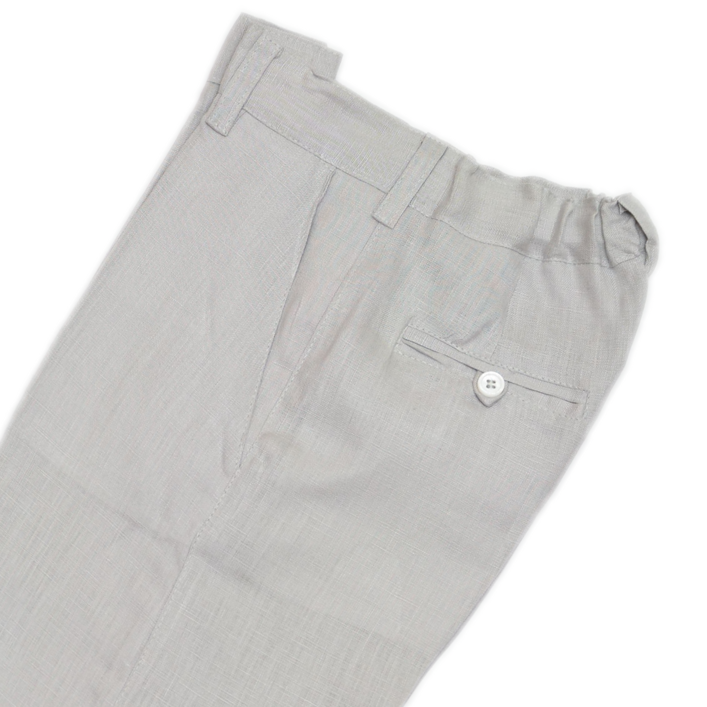 Pantalón de Lino con bolsillos sesgados