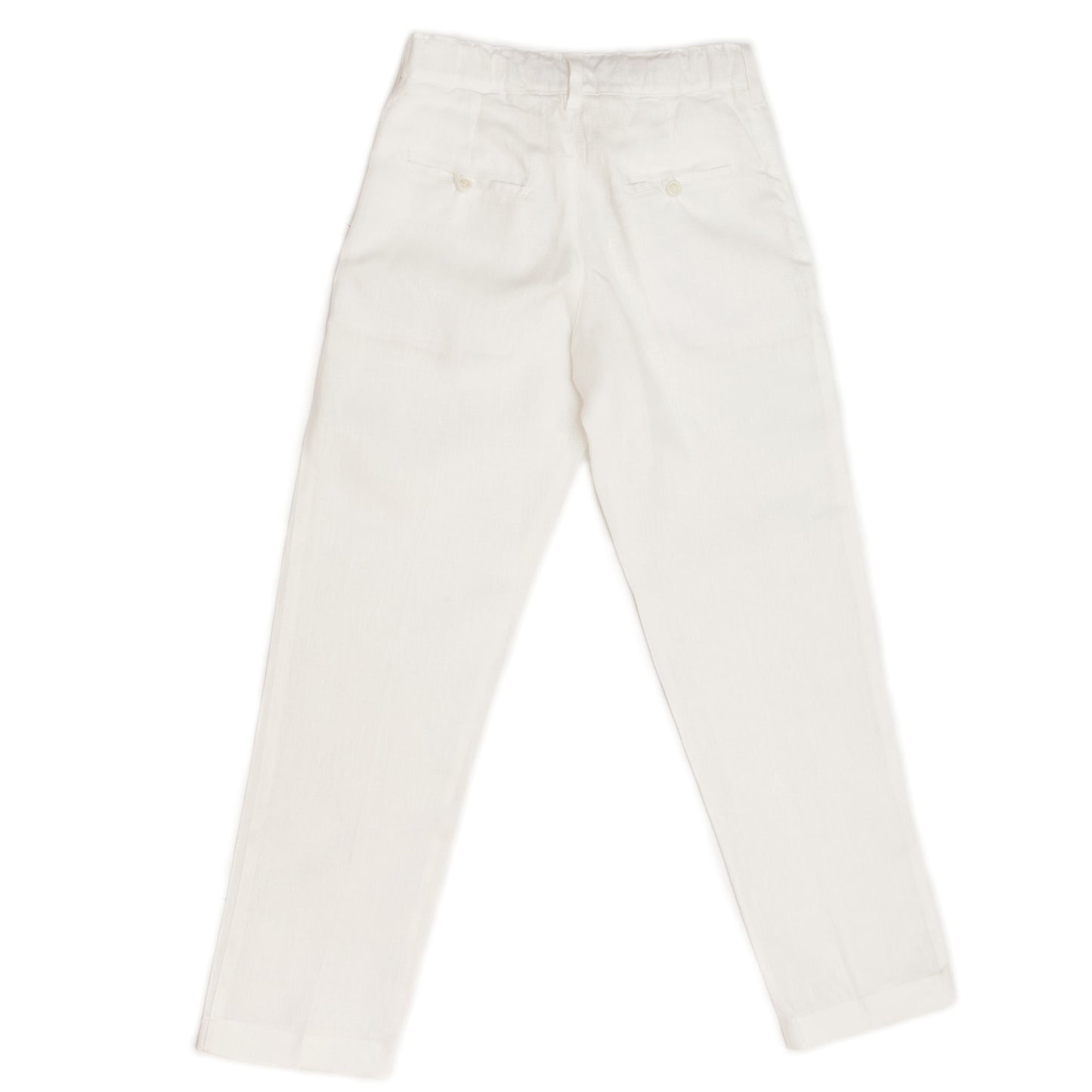 Pantalón de Lino con bolsillos sesgados