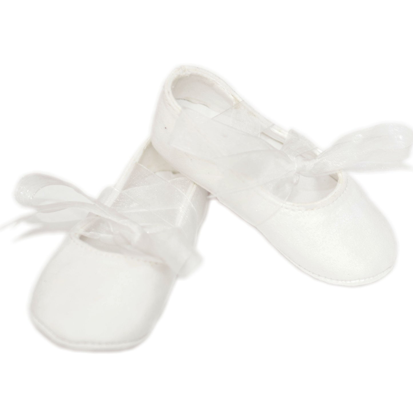 Zapatos Bailarina Blancos con Moño