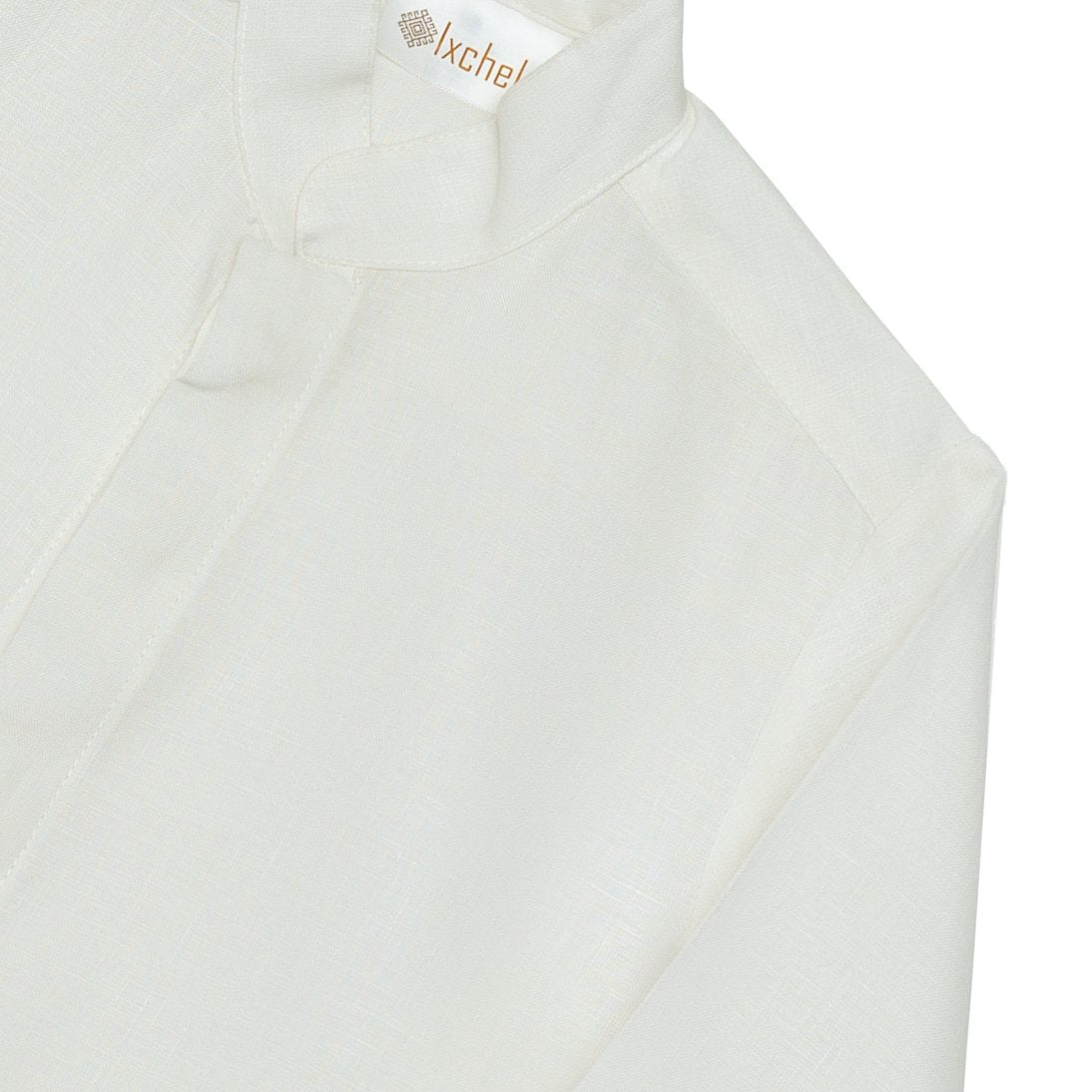 Camisa en lino manga larga botones ocultos Mod. 505
