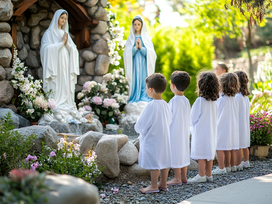 🌸 Manos pequeñitas que elevan oraciones al cielo 🌸