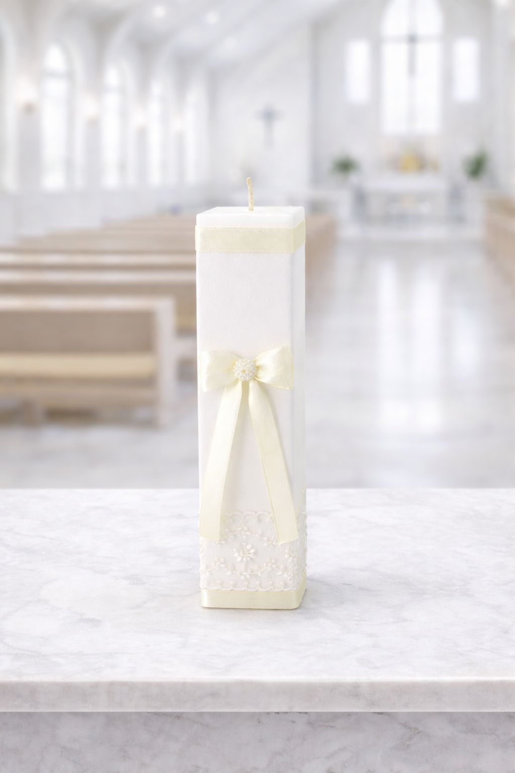 Kit De Boda, Comunión o Confirmación, Color Beige con Guipur
