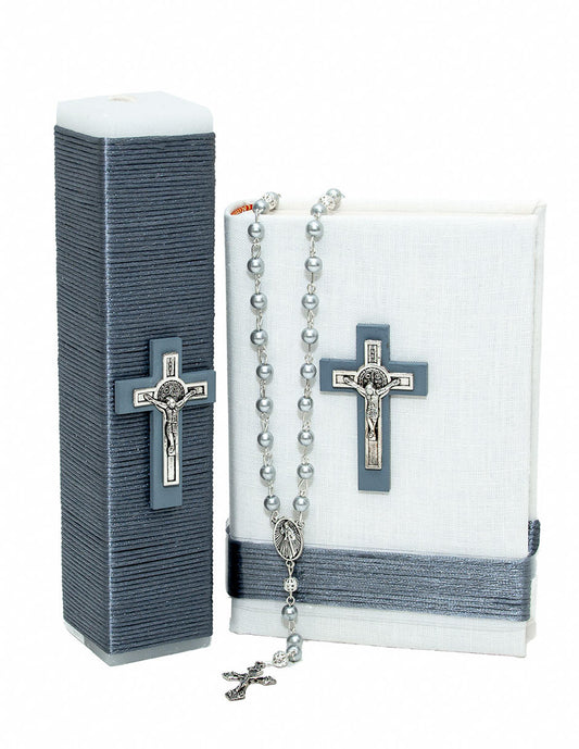 Kit De Comunión Confirmación Gris