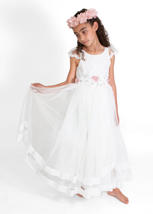 Vestido Primera Comunión.  Mod. ROD-258-PC