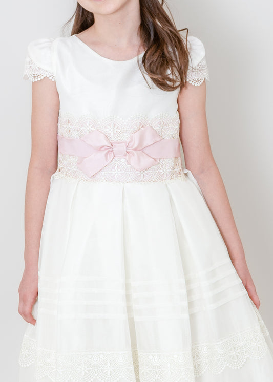 Vestido Primera Comunión.  Mod. KAR-BLANCA-PC