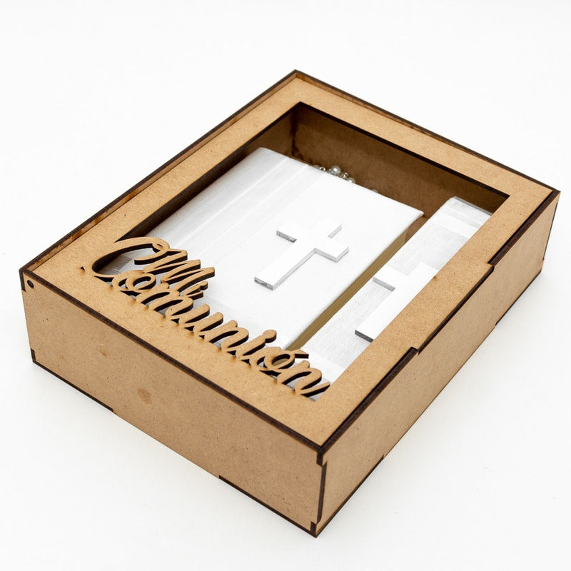 Kit Con Estuche  Primera Comunión, Blanco Para  Niño O Niña